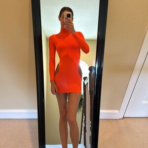 Orange dress oh polly size 2 au 6